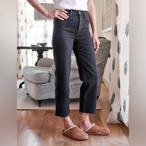 Frank & Eileen Monaghan Mom Jean Italian Vintage Denim 1995 Wash Black Size 29 - Picture 10 of 10